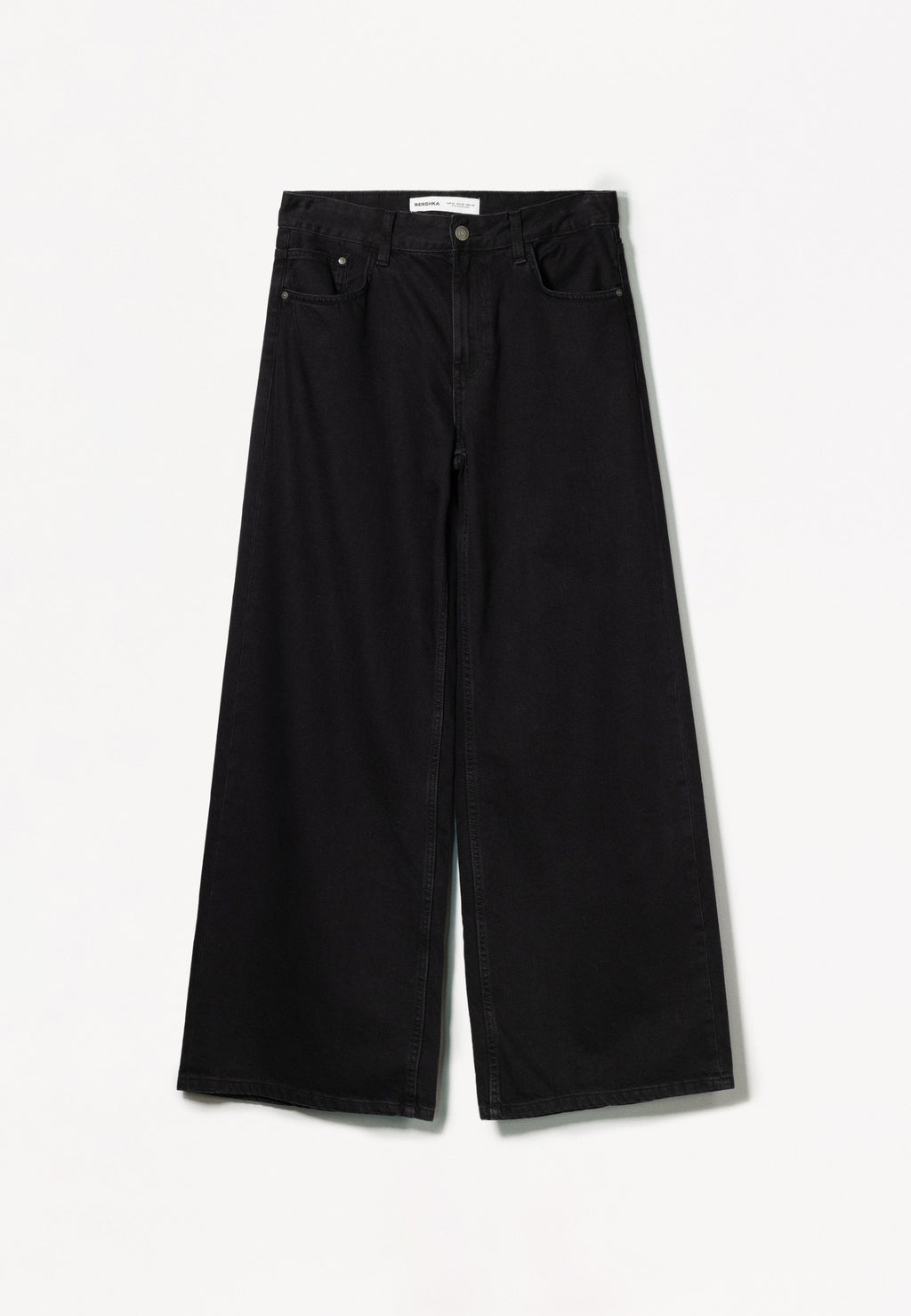 WIDE-LEG - Wide leg - black