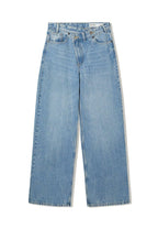 Wide leg - light-blue denim