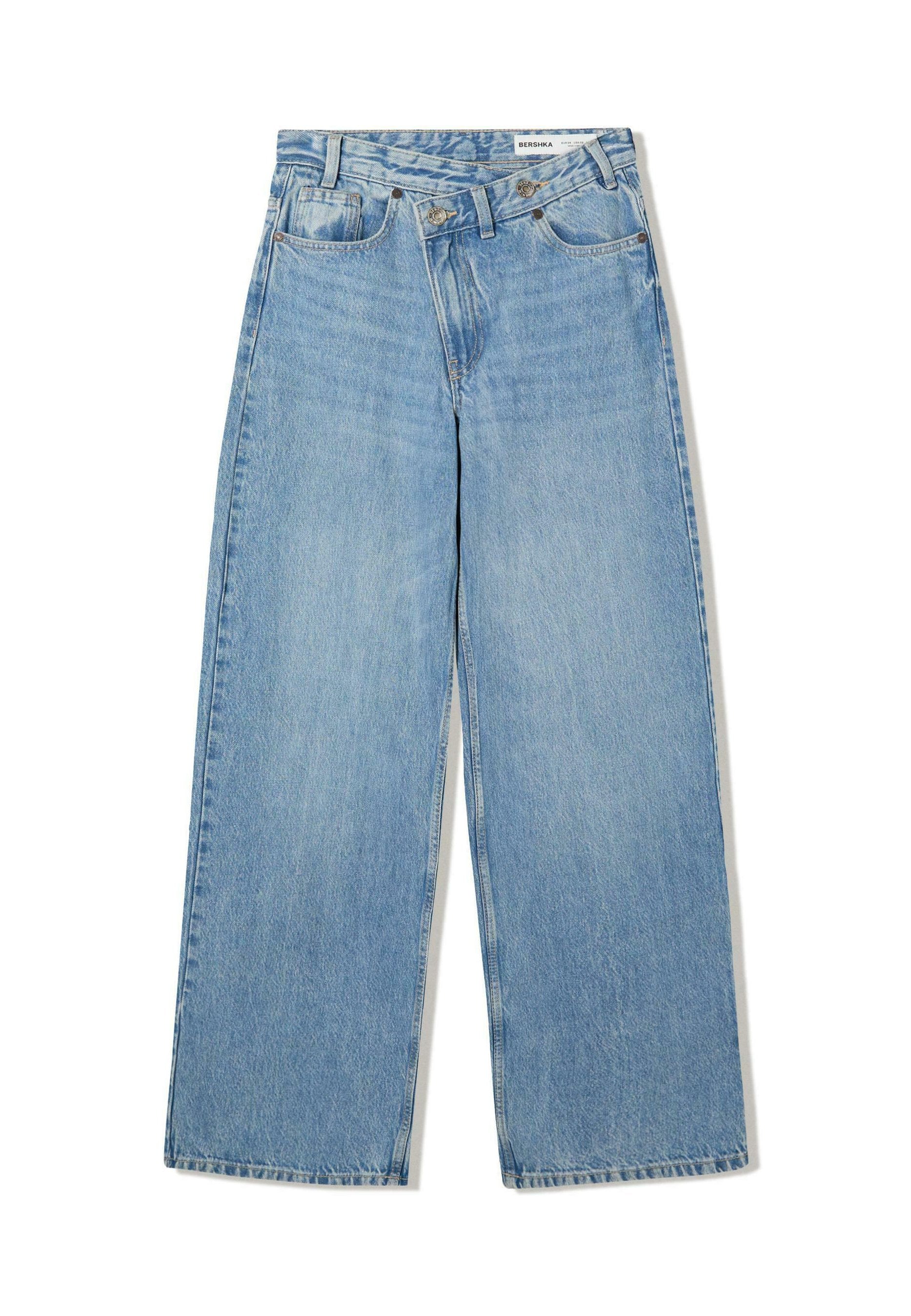 Wide leg - light-blue denim