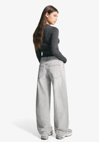 BALLOON - BAGGY - Relaxed fit jeans - grey