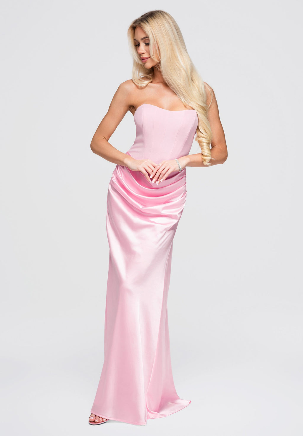 DRESS LA-OM-DLR392 - Galajurk - pink