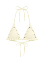 TRIANGLE STUDED - BIKINI TOP - Bikinitop - yellow
