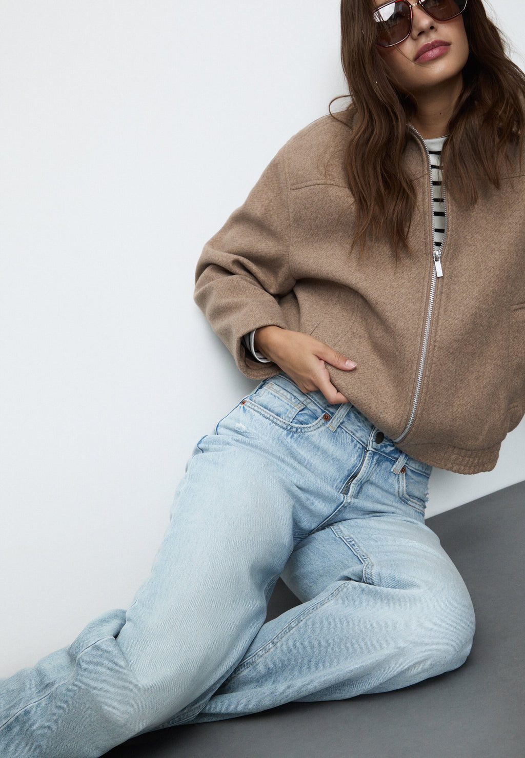 D92 - Straight leg jeans - light blue